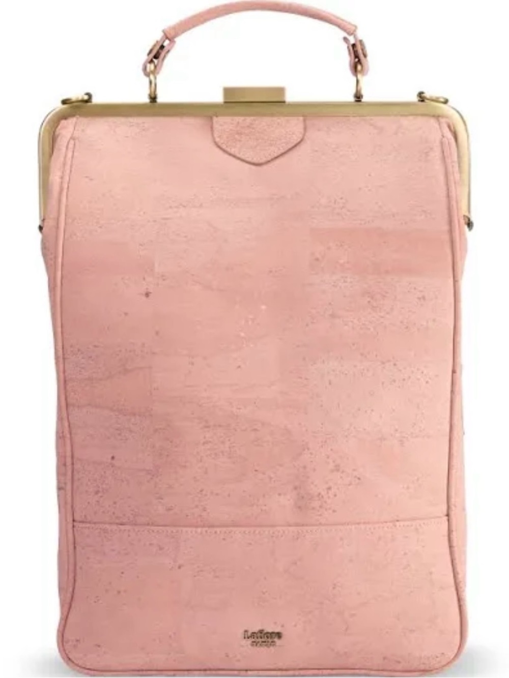 LaFlore bobobark cork pink bag Structured Top-Handle Satchel